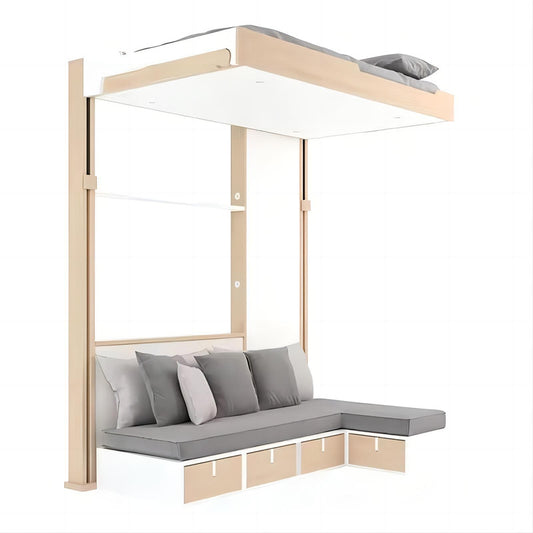 Multipurpose Smart Bedroom Furniture Space Saving Hidden Wall Murphy Beds Ceiling Hidden Lifting Floating Bed