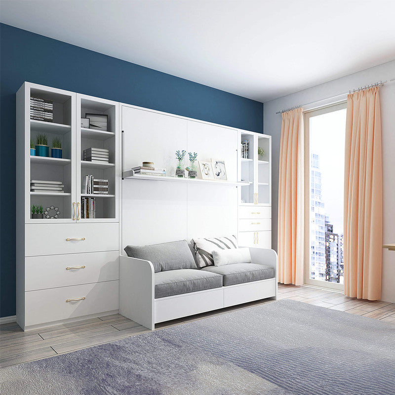 Space Saving Wall Bed Folding Murphy Beds with Sofa