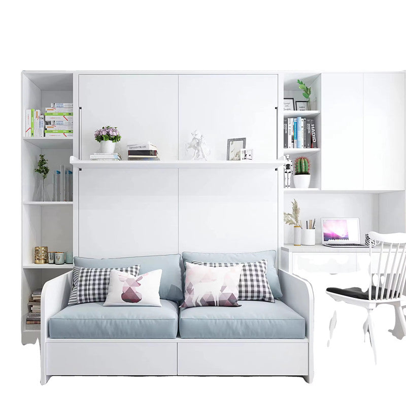 Space Saving Wall Bed Folding Murphy Beds with Sofa