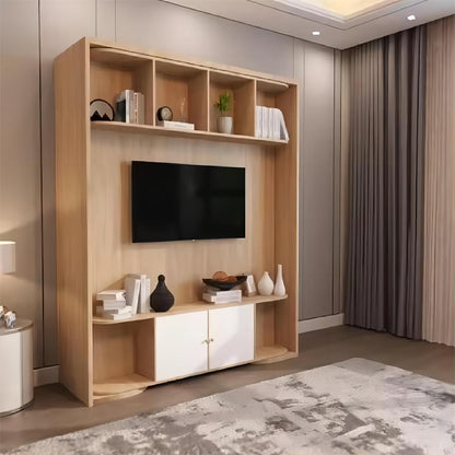 Multipurpose Space-saving Rotating Murphy Wall Bed with TV Cabinet