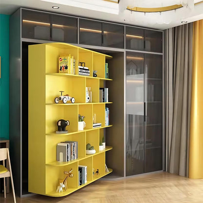 3 Doors Bedroom Wardrobe Design Bedroom Furniture Rotating Space Saving Hidden Wall Bed Murphy Beds with Bookshelves