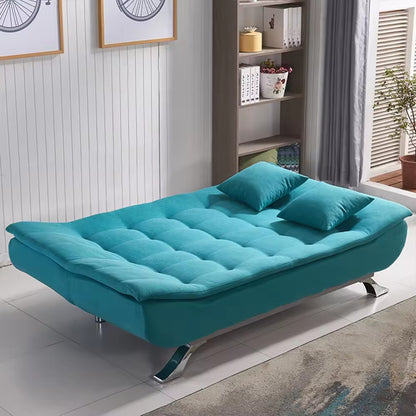 Modern Design Fabric Green Love Seat Folding Sleeping Sleeper Sofa Bed Couch Sofa Cum Bed Hotel Living Room Sofas